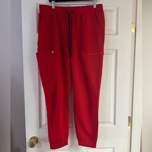 Fabletics Red scrubs pants